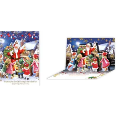Pol-Mak Karnet �wi�teczny Bo�e Narodzenie mix - Lpop Bn