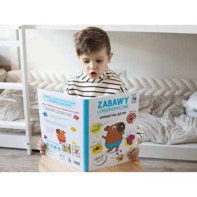 Gimnastyka j�zyka. Kapitan Nauka. Logu� bawi si� s�owami. Zabawy logopedyczne