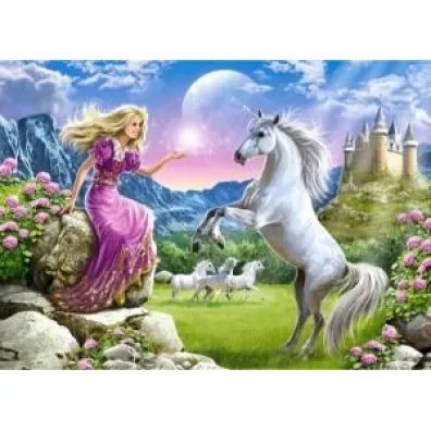 Puzzle 180 el. M�j przyjaciel Jednoro�ec Castorland