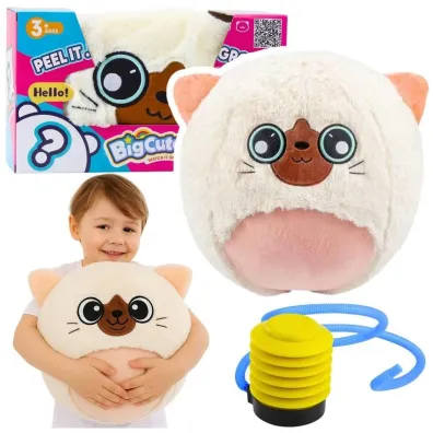 Pi�ka do skakania kote + pompka 50cm LeanToys