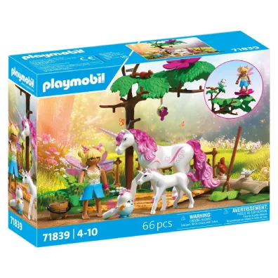 Princess Magic Playmobil Magiczna stajnia jednoro�c�w dla mamy i �rebaka 71839
