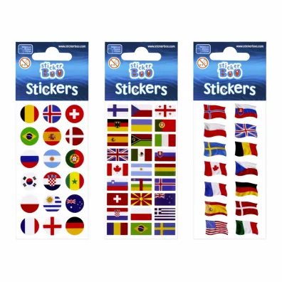 Sticker Boo Naklejki Flagi Pa�stwa 476944 6 x 18 cm