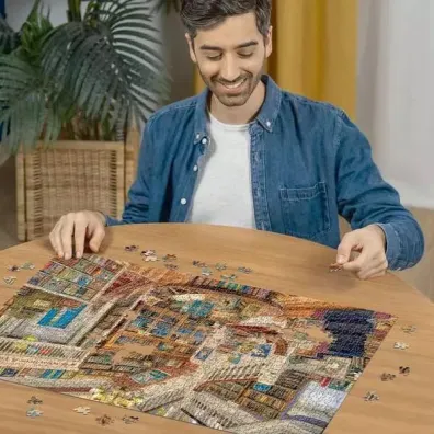Puzzle 1000 el. Fantastyczna ksi�garnia Ravensburger