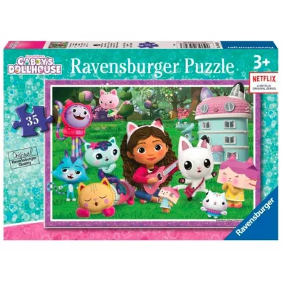 Puzzle dla dzieci 35 el. Koci Domek Gabi Ravensburger