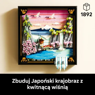 LEGO ART Japo�ski krajobraz z kwitn�c� wi�ni� 31218
