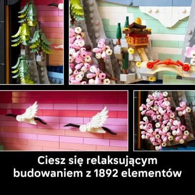 LEGO ART Japo�ski krajobraz z kwitn�c� wi�ni� 31218