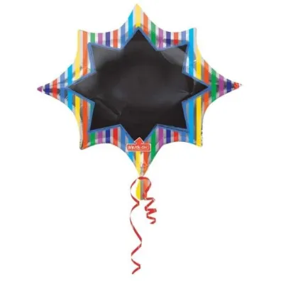 Amscan Balon foliowy Super ksztalt paski 88x73cm