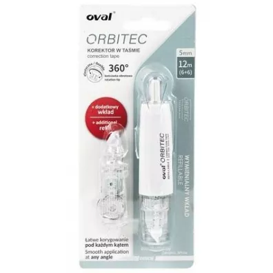 Korektor Oval Orbitec w tamie 5mmx6m + wkad