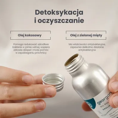 Georganics Olej do p�ukania ust, Spearmint 100 ml