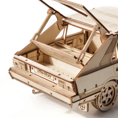 Robotime Little Story Drewniane Puzzle Model 3D - FSO Polonez 1500