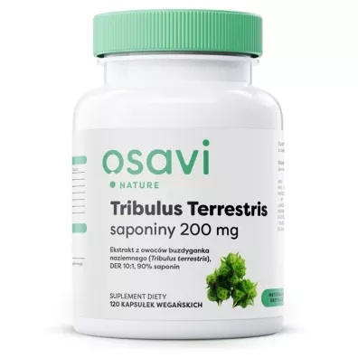 Osavi Tribulus Terrestris, saponiny 200 mg Suplement diety 120 kaps.