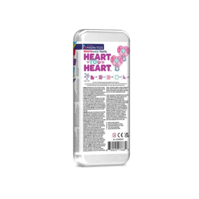 Klocki Magnetyczne microMAGS Heart to Heart Travel 26 element�w