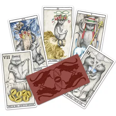 Tarot The Cats by Fournier