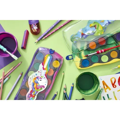 Faber-Castell Pojemnik na wod� clic&go zielono ��ty