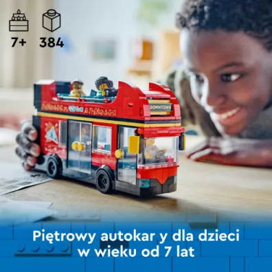 LEGO City Czerwony, pi�trowy autokar 60407