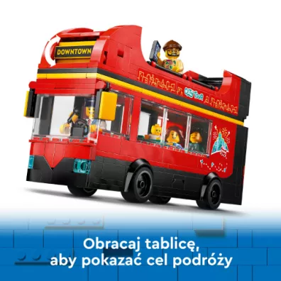 LEGO City Czerwony, pi�trowy autokar 60407