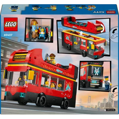 LEGO City Czerwony, pi�trowy autokar 60407