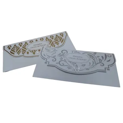 Koperta upominkowa Chrzest z�ota lub srebrna 20x10cm, mix