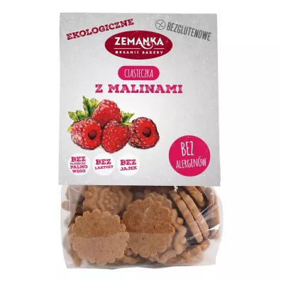 Zemanka Ciastka malinowe bezglutenowe 100 g Bio