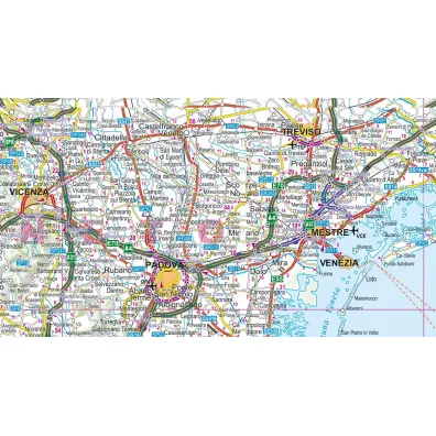 W�ochy cz�� p�nocna mapa samochodowa 1:650 000 laminat 2026