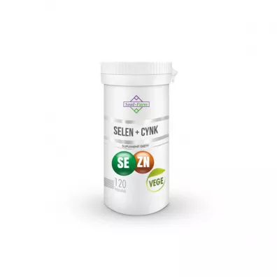 Soul Farm Selen + cynk (15 mg + 300 mcg) Suplement diety 120 kaps.