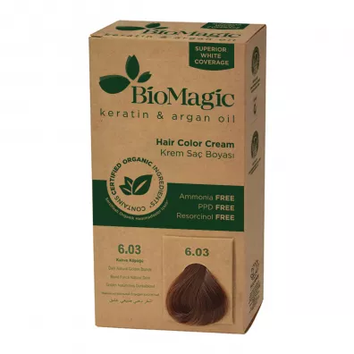 Biomagic Farba do w�os�w ciemny z�oty blond (6.03) 250 g