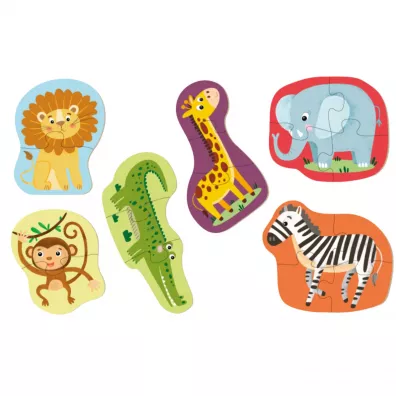 Puzzle 2-3-4 el. Zwierz�ta Dodo