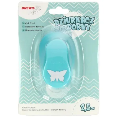 Brewis Dziurkacz ozdobny - Motyl 2,5cm MIX