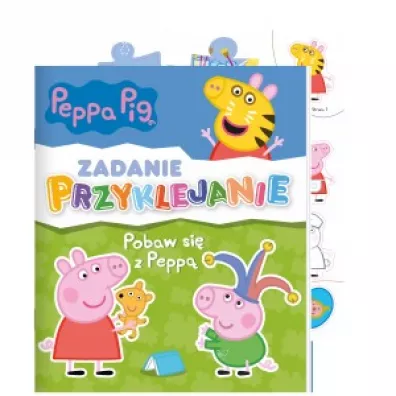 �winka Peppa. Zadanie przyklejanie. Pobaw si� z Pepp�