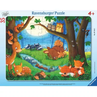 Puzzle ramkowe 35 el. Dobranoc Ravensburger