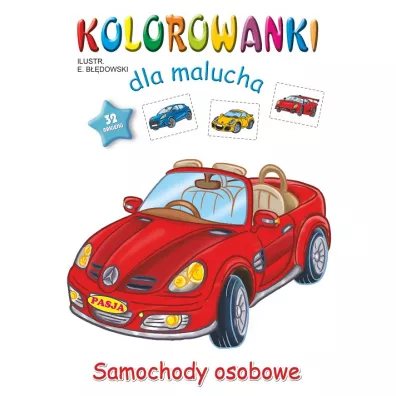 Samochody osobowe. Kolorowanki dla malucha - Ernest B��dowski