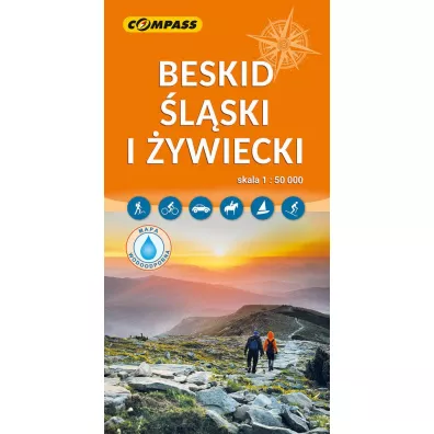 Beskid �l�ski i �ywiecki Mapa laminowana skala 1 : 50 000
