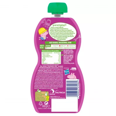 BoboVita Mus banan truskawka kiwi po 6 miesicu 100 g