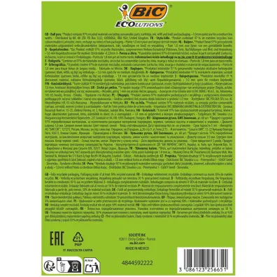 Bic D�ugopis Ecolutions Round Stic niebieski 60 szt.