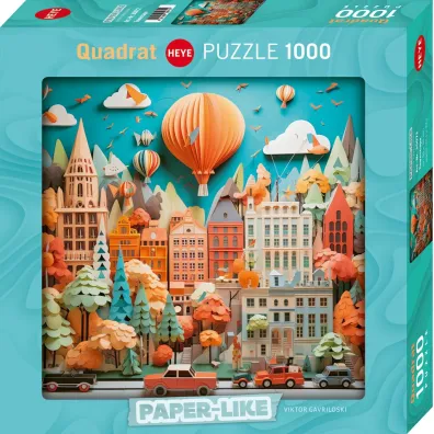 Puzzle 1000 el. Miasto z papieru, Victor Gavrilovski Heye