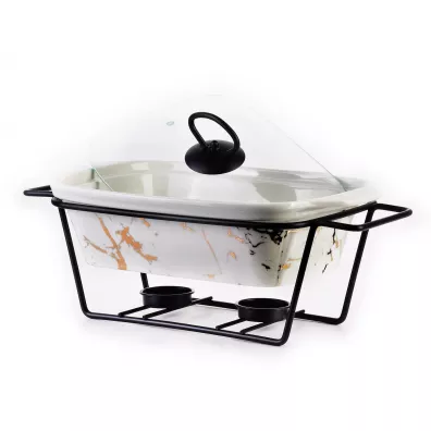 Mondex Naczynie z podgrzewaczem Marble 1.4 l