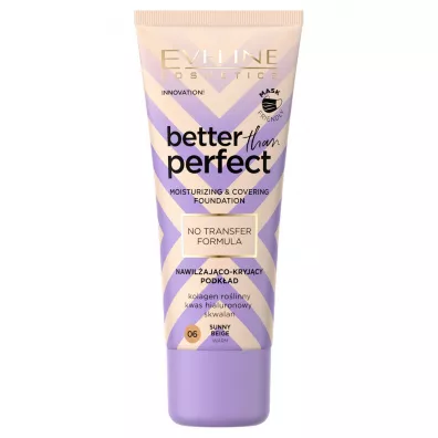 Eveline Cosmetics Better Than Perfect podk�ad nawil�aj�co-kryj�cy 06 Sunny Beige 30 ml