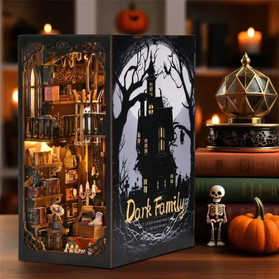 Puzzle Miniaturowy domek Book Nook Dracula family Habarri