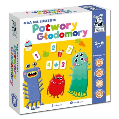 Kapitan Nauka. Potwory godomory. Gra na liczenie Edgard