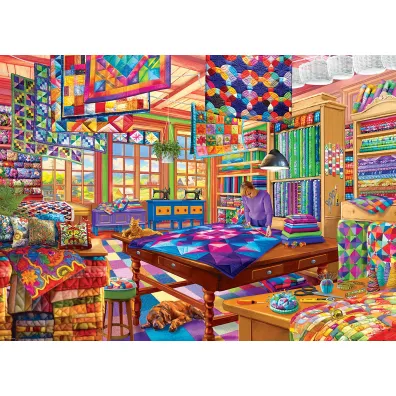 Puzzle 1000 el. The Quilt Workshop Eurographics