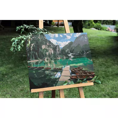 Twoje Hobby Malowanie po numerach - ��d� w g�rach 40x50cm