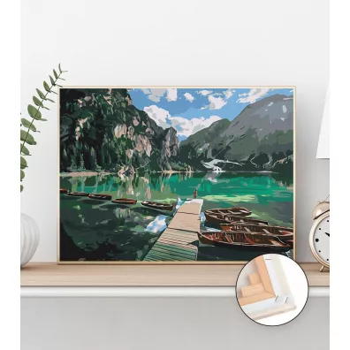 Twoje Hobby Malowanie po numerach - ��d� w g�rach 40x50cm