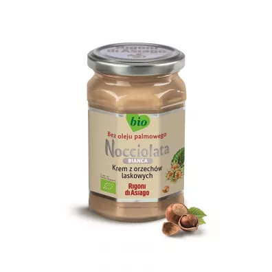 Nocciolata Krem z orzech�w laskowych bia�y bezglutenowy 250 g Bio