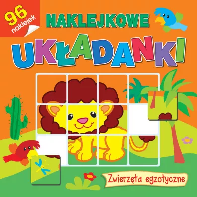 Naklejkowe uk�adanki. Zwierz�ta egzotyczne