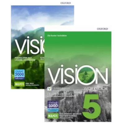 Pakiet Vision 5. Podr�cznik i Zeszyt �wicze� z dost�pem do aplikacji Oxford Advanced Learner`s Dictionary i dost�pem do �wicze� interaktywnych Online Practice - Michael Duckworth, Elizabeth Sharman, Neil Wood, Paul Kelly, Kate Haywood
