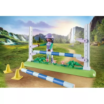 Playmobil Horses of Waterfall Zoe i Blaze z przeszkodami 71355