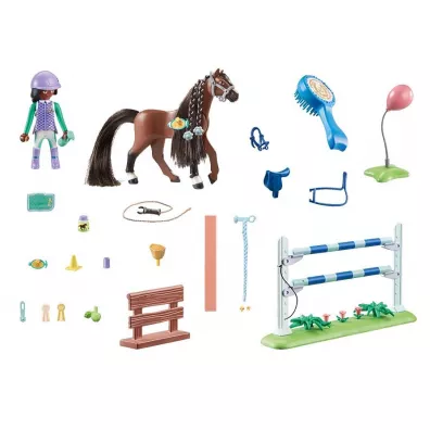 Playmobil Horses of Waterfall Zoe i Blaze z przeszkodami 71355