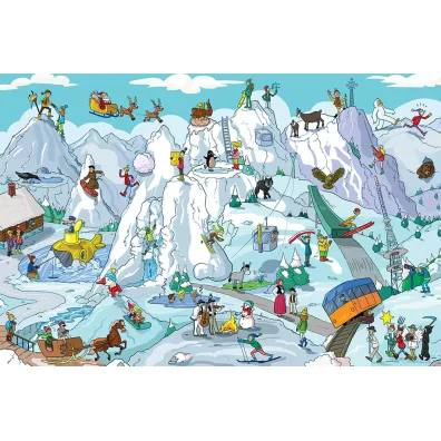 Puzzle 200 el. Tatrza�skie Zima Jako