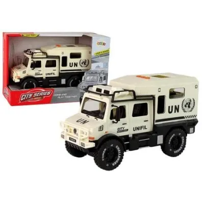 Teren�wka s�u�ba miasta z d�wi�kiem i �wiat�em LeanToys