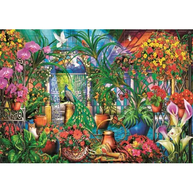 Puzzle 500 el. The Greenhouse Caretakers Clementoni